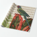 Search for red parrot wrapping paper Bird