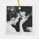Search for wedding photo christmas tree decorations Black and white