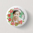 Search for cute strawberry badges Berry first birthday