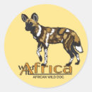 Search for african wild dog stickers Canine