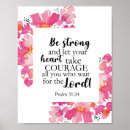 Search for strong courageous posters Scripture