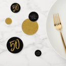 Search for black and gold confetti Fifty