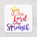 Search for joy business cards Rainbow