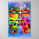 Search for colourful skull posters Fun