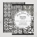 Search for tiled invitations Black and white