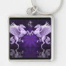 Search for purple wings key rings For her