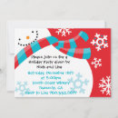 Search for fun christmas invitations Snowman