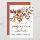 Search for floral thanksgiving invitations Leaves