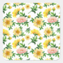 Search for chrysanthemums stickers Yellow