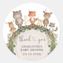 Search for whimsical animal stickers Baby shower