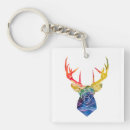 Search for stags key rings Watercolor
