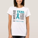 Search for teal tshirts Cancer