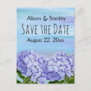 Search for hydrangea wedding save the dates Lavender