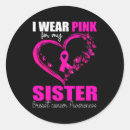 Search for for my sister stickers Cancer