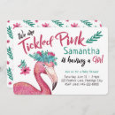 Search for tickled pink invitations Flamingo