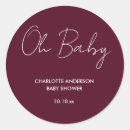 Search for modern baby shower stickers Minimal