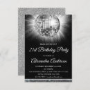 Search for silver 21st birthday invitations Sparkle
