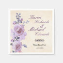 Search for lilac wedding napkins Floral