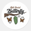 Search for social butterfly stickers Introvert