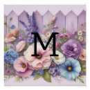 Search for monogram posters Whimsical