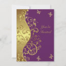 Search for red violet invitations Floral