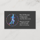 Search for runner business cards Jogging