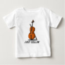 Search for music baby shirts Cello