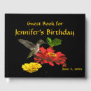 Search for hummingbird guest books Floral