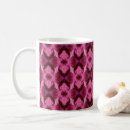 Search for pink damask mugs Feminine