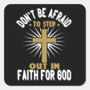 Search for be not afraid stickers Christian