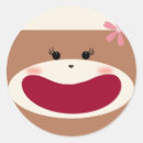 Search for girl monkey stickers Birthday