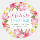 Search for pink hibiscus flower stickers Luau