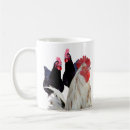 Search for black and white rooster mugs Chicken