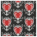 Search for red and white hearts fabric Elegant