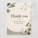Search for acknowledgement postcards Appreciation