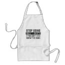 Search for stop aprons Funny