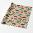 Search for trex wrapping paper Kids