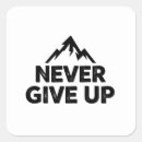 Search for never stickers Never give up