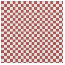 Search for red and white checkered fabric Chequered