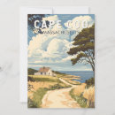 Search for landmark invitations Retro vintage travel