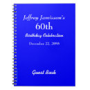 Search for 60th birthday guest book notebooks For him