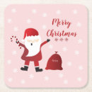 Search for santa claus coasters Typography