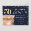 Search for cake 50th birthday cards Pink