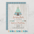 Search for teepee birthday invitations Tribal