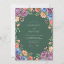 Search for multicolor wedding invitations Watercolor