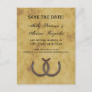 Search for horseshoe save the dates Vintage