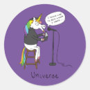 Search for funny unicorn stickers Rainbow