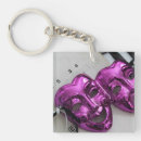 Search for comedy tragedy key rings Mask