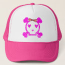 Search for girly skull hats Crossbones