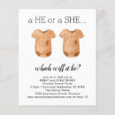Search for he or she invitations Girl or boy